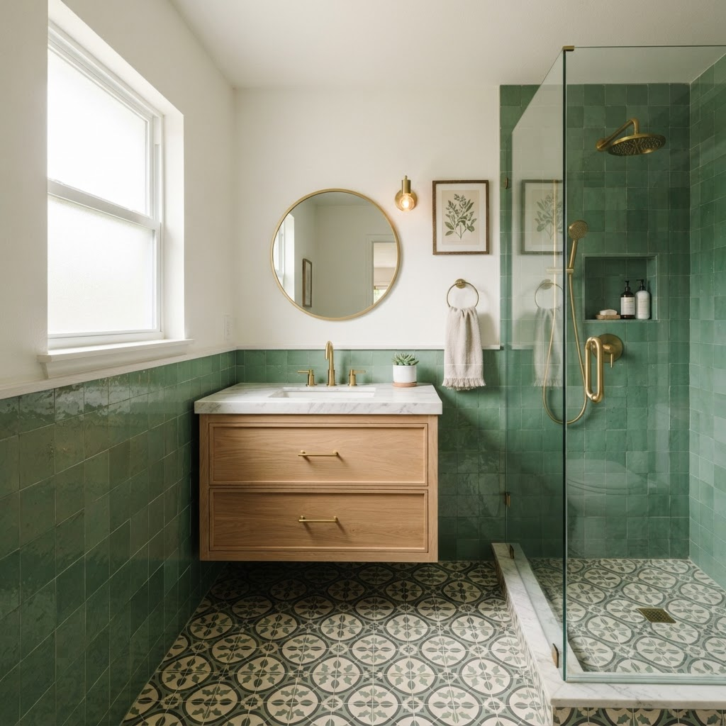 Guest bathroom remodel in Cedar Park